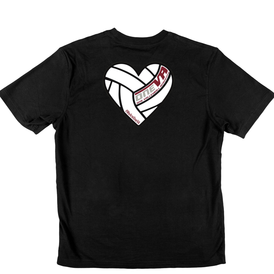 OneVA volleyball heart